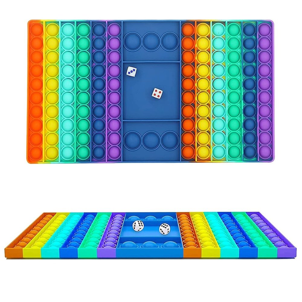 Bubble Popping Chess Board Toy Assorted color